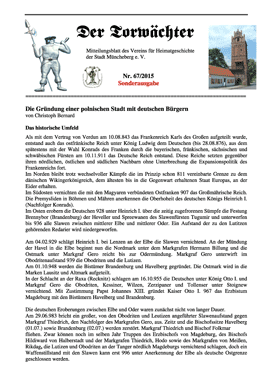 Mitteilungsblatt Torwaechter